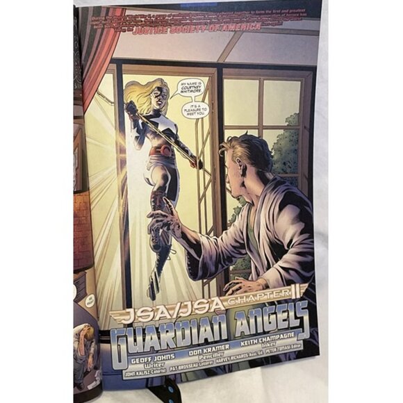 JSA Vol 1 #69 JSA/JSA, Chapter 2: Guardian Angels 2005 Alex Ross Cover Geoff Joh - Picture 3 of 11